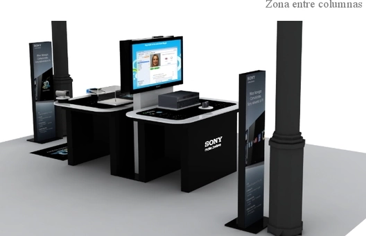 Rendu de meubles Sony Media Markt