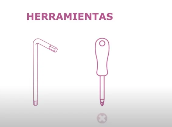 Outils nécessaires à l'assemblage des meubles