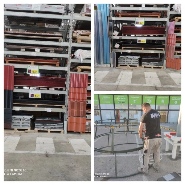 Montage et fourniture d'accessoires de présentoirs Rack