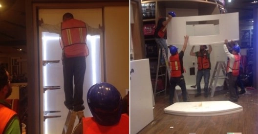 Instalación de un corner
