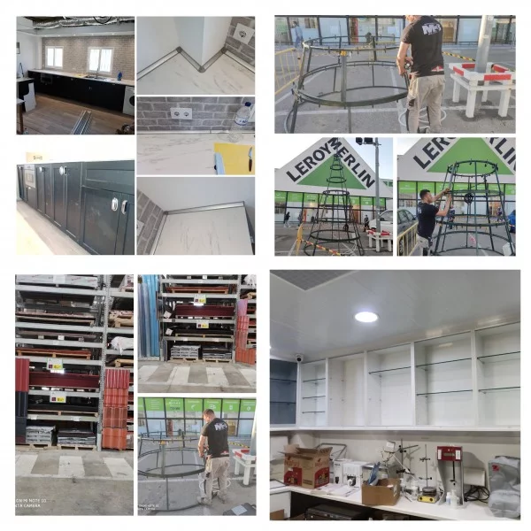 Montage général du mobilier en novembre 2020