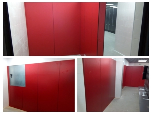 Montaje de Panel fenólico Revestimientos